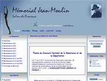 Tablet Screenshot of memorialjeanmoulin.fr